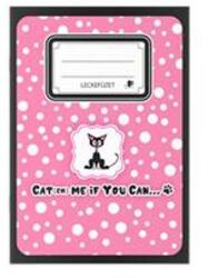ICO Füzet, tűzött, A5, lecke, 34 lap, ICO "Cats-dots (7500085021)