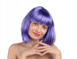 Party Deco Kleopátra paróka, lila, Halloween, farsang (PER4-014)