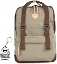 Himawari Study M hátizsák, Size M, barna vagy sötét bézs, vízlepergető, laptop rekesszel (tr20233v2)