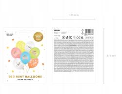 Party Deco Lufik, Egg hunt, 30cm, 7db