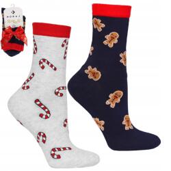 Moraj Karácsonyi Zokni, női, hosszú, 2 pár, Size 38-41, pamut (CSLS300-029)