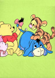  Disney pamut, gumis lepedő - Micimackó & barátai (zöld)