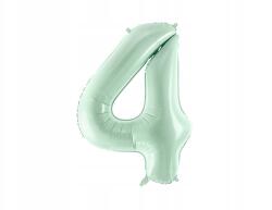 Party Deco Fólia lufi, Size 4, 72cm, zöld, héliummal is fújható