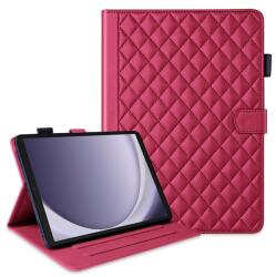  LATTICE Husă tip flip pentru Samsung Galaxy Tab A11 roșu