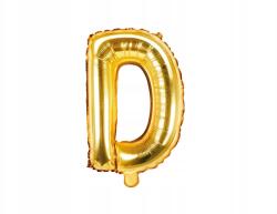 Party Deco Fólia lufi "D", Size 35cm, arany