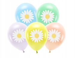 Party Deco Lufik, 30cm, margaréta, mix színek (5db)