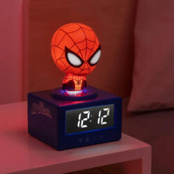 Paladone Pókember digitális ébresztőóra + éjjeli fény (PP14229SPM)