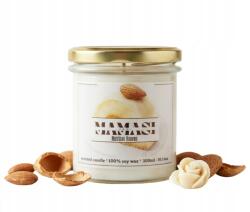 MamasiCandle Marzipán Mennyország Illatos Szójaviasz Gyertya 300ml nagy növényi gyertya