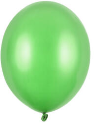 Party Deco Lufik Strong, 30cm, Metallic Bright Green, 100db/csomag