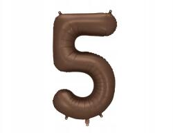 Party Deco Fólia lufi, Size 5, 86cm, mocca színű