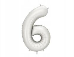 Party Deco Fólia lufi, ezüst, 86cm