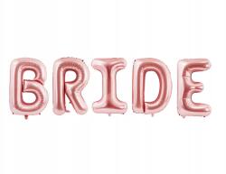 Party Deco Fólia lufi Bride, 280×86cm, rozé arany, esküvőre