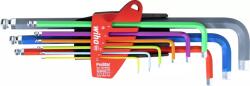 Wiha 46555 ProStar színes gömbvégű imbuszkulcs készlet 9db 1, 5-10mm (040208-0778)