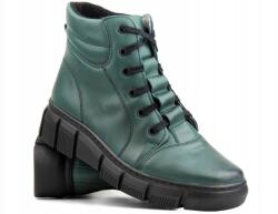 Helios Női Bakancs, bőr, cipzár, cipőpolár bélés, Size 36-42 (562S)