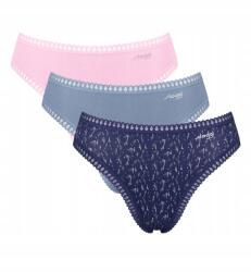 Sloggi Go Crush High Leg Női alsónadrág, 3 db, Size S, pamut (10219672V004-1235)