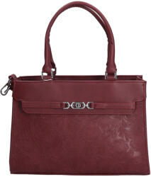 CHIARA M 8043 bordó virágos táska