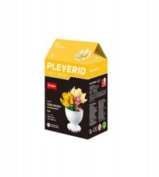 Sluban Flowers - Cserepes bazsarózsa fa "E" építőjáték készlet (M38-B1077E)