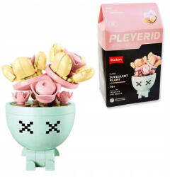 Sluban Flowers - Cserepes sziklakerti növény "B" építőjáték készlet (M38-B1076B)