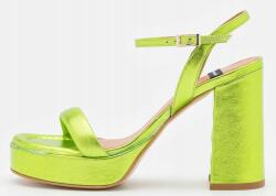  Ángel Alarcón Magassarkú Szandál, Size 40, bőr, platform (A1I1A01J-M11)