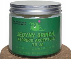 MamasiCandle Grinch Én Is illatos, 100% szójaviasz gyertya, 250ml nagy