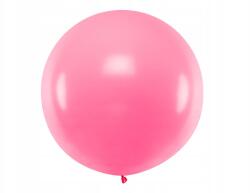 Party Deco Kerek lufi, Size 1m, pasztell rózsaszín