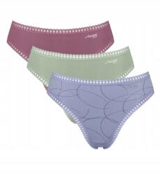 Sloggi 3 x Női alsónadrág, Sloggi Go Crush High Leg, Size XL, pamut (10219672V008-1235)