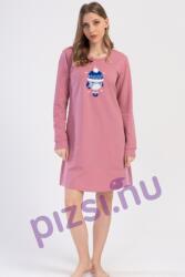 Vienetta Hosszú ujjú flanel női hálóing (NHI5694 XL)