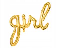 Party Deco Fólia Lufi Girl, arany, 77×70cm