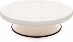  Forgatható Tortatál, fehér (B09N76LHHG)
