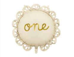 Party Deco Fólia lufi fodros One, 51, 5×51, 5cm, első születésnap