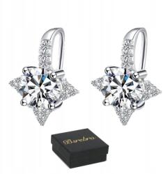 Bsrebra Fülbevaló, ezüst, 925, cirkóniákkal