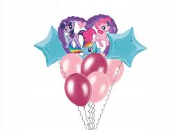  My Little Pony lufi csokor, 8 db-os, fólia és latex lufik