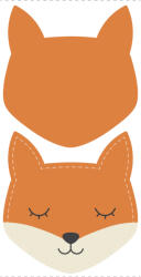 Takoy PANEL gyerek fleece párnához róka