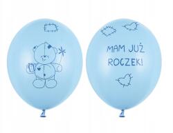 Party Deco Lufik Maci, 30cm, P. Baby Blue, 6 db