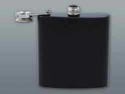 Gentelo Csípő Lombik, rozsdamentes acél, 180 ml, fekete matt (6-3060)