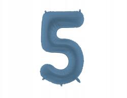 Party Deco Fólia lufi, Size 5, 86cm, sötétkék