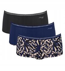 Sloggi Go Crush Short, 3db Női alsónadrág, Size XL, organikus pamut (10219652M008-1235)