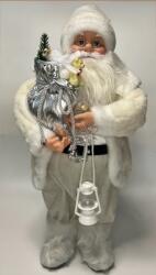 Art-Pol Magas Fehér Mikulás, 38cm, dekoráció, karácsonyi ajándék (182476)