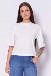 Pinko Fehér pamut póló, női, 100% pamut, 2025 tavasz/nyár kollekció (104604 A2F8 Z05)