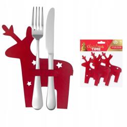 GoDan Evőeszköztartó tok, karácsonyi rénszarvas, 14, 5×18cm (NW-ETRE)