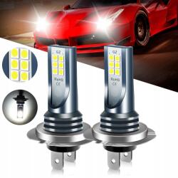  H7 Led Izzó Készlet, 6000K, 1: 1 Arányú, Nagyobb Fényerő