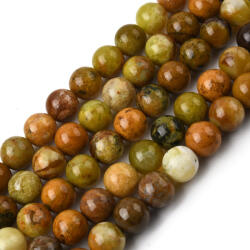  Zöld Opál (3) Ásványgyöngy 10mm