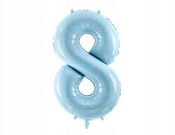 Party Deco Fólia lufi, Size 86cm, világos kék