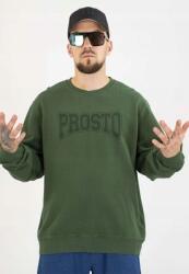 Prosto College Khaki Kapucni Nélküli Pulóver, 80% pamut, 20% poliészter (5907494503794)