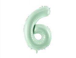 Party Deco Fólia lufi "6", Size 72cm, zöld