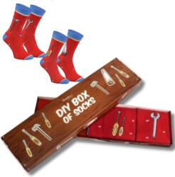 Rainbow Socks férfi zokni, színes hamburger mintás, Size 41-46