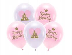 Party Deco Eco Lufik, 33cm, Boldog születésnapot, mix (5db)