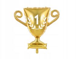 Party Deco fólia lufi kupa, Size kb. 64×61cm, arany színű