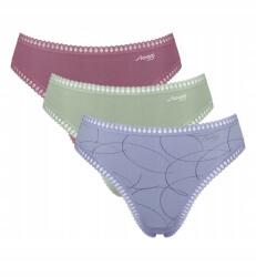 Sloggi Go Crush High Leg alsónadrág, 3 db, pamut, Size L (10219672V008-1235)