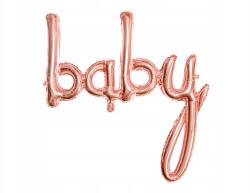 Party Deco Fólia lufi Baby, rozé arany, 73, 5×75, 5cm